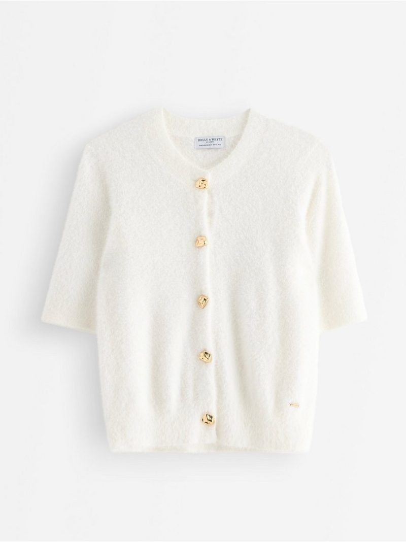 Short-sleeved cardigan - 3009127-300