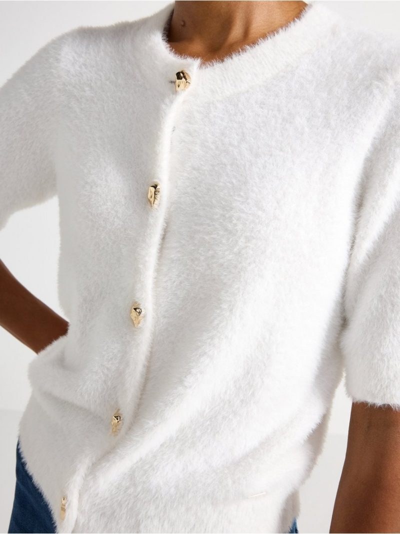 Short-sleeved cardigan - 3009127-300