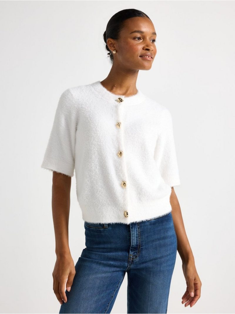 Short-sleeved cardigan - 3009127-300