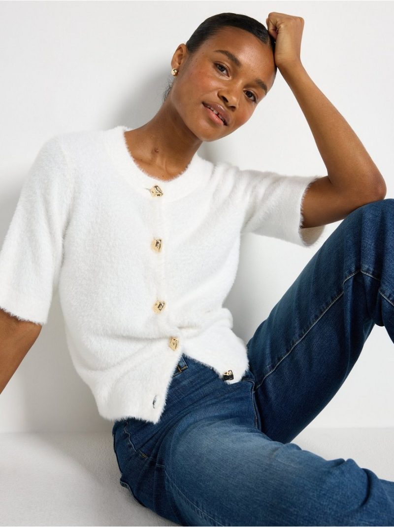 Short-sleeved cardigan - 3009127-300