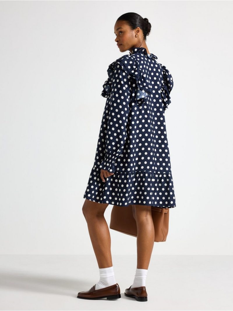 Long-sleeved mini dress - 3009179-2521