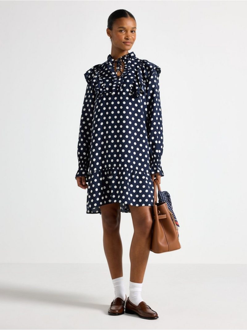 Long-sleeved mini dress - 3009179-2521
