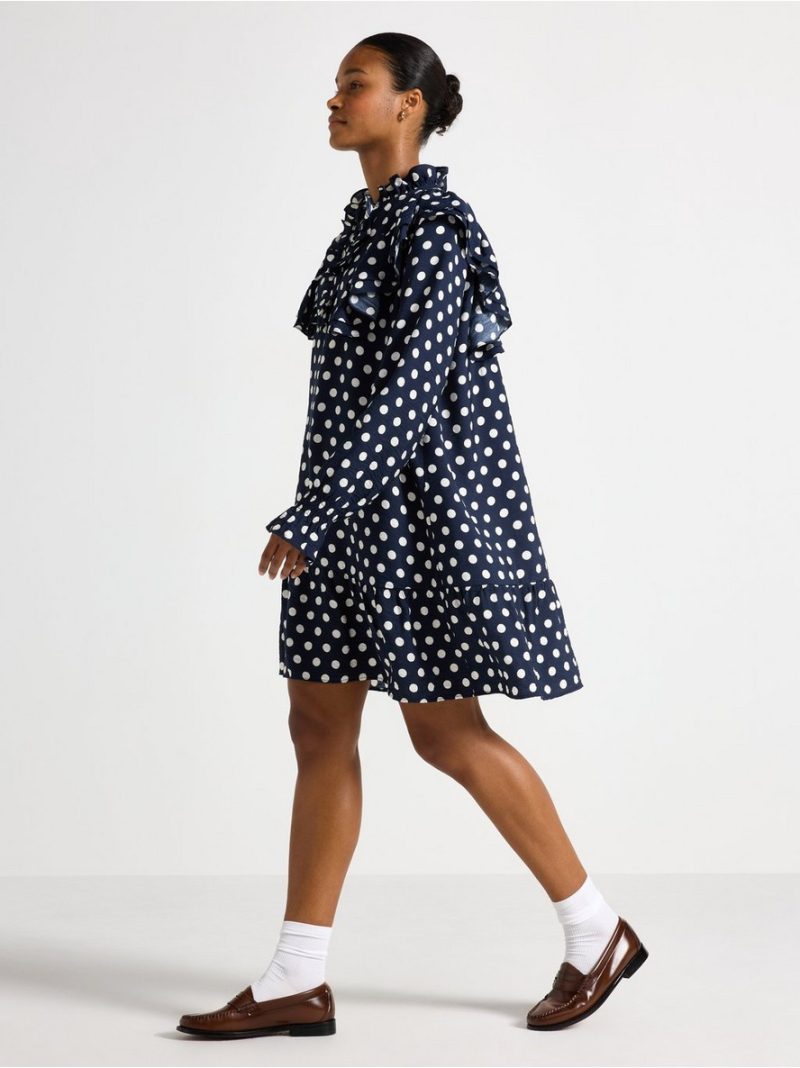 Long-sleeved mini dress - 3009179-2521