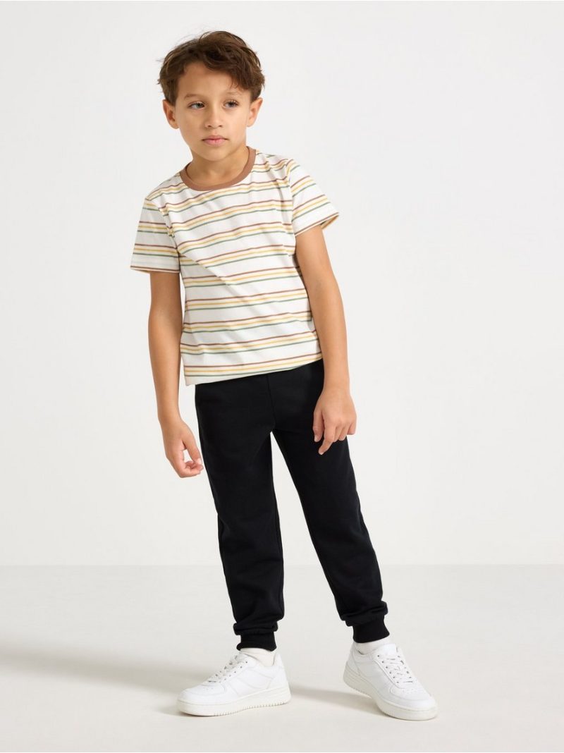Joggers with brushed inside - 3009384-80