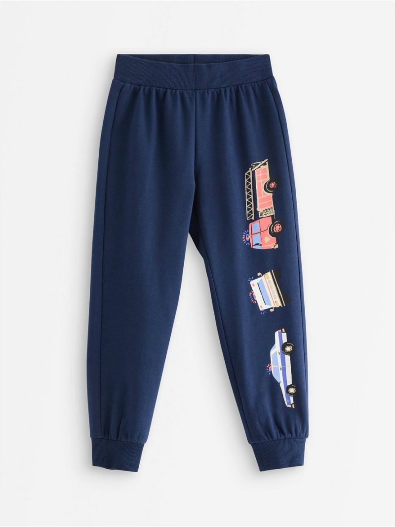 Joggers with brushed inside - 3009479-6842