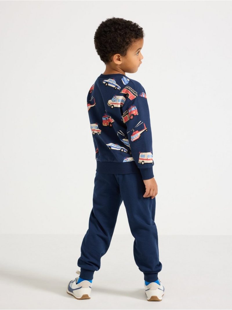 Joggers with brushed inside - 3009479-6842