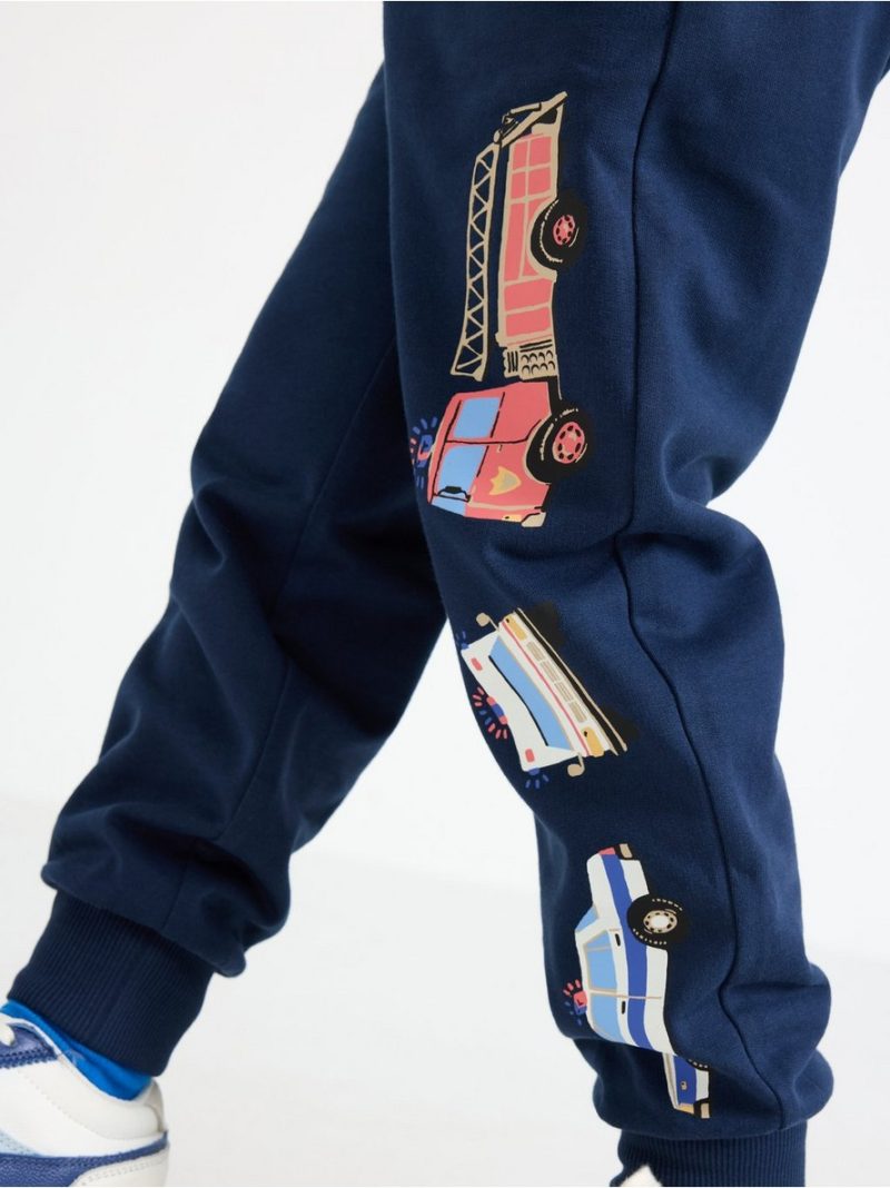 Joggers with brushed inside - 3009479-6842