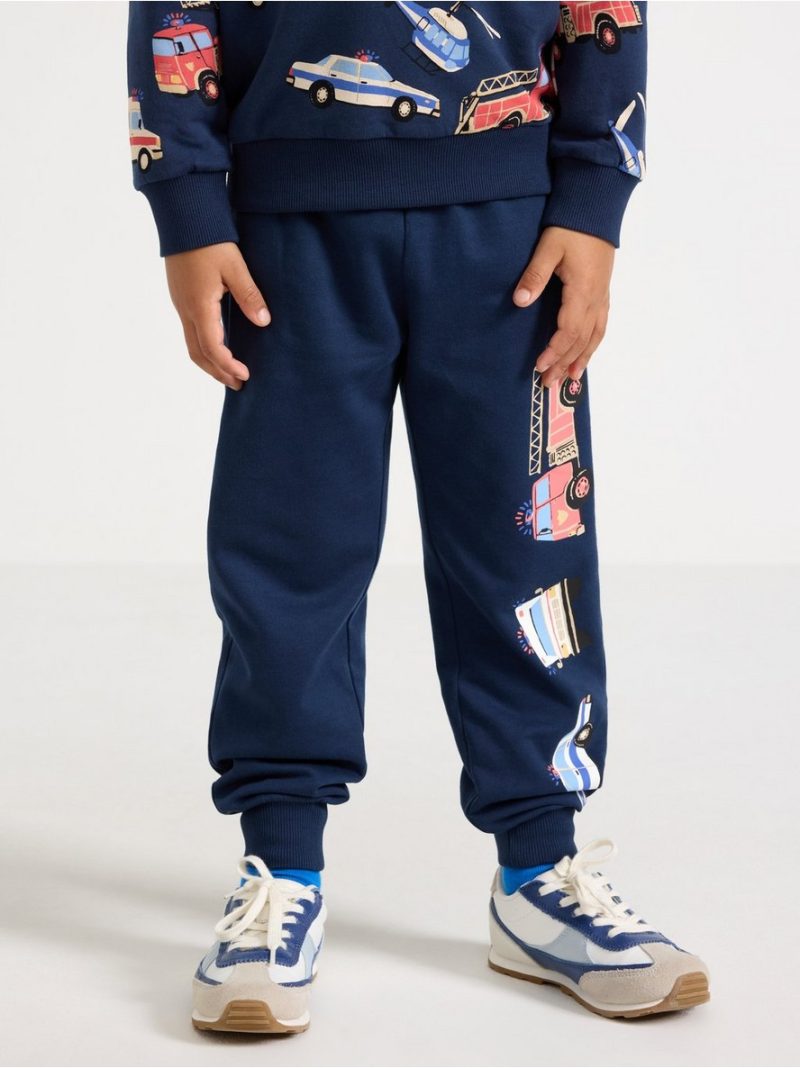 Joggers with brushed inside - 3009479-6842