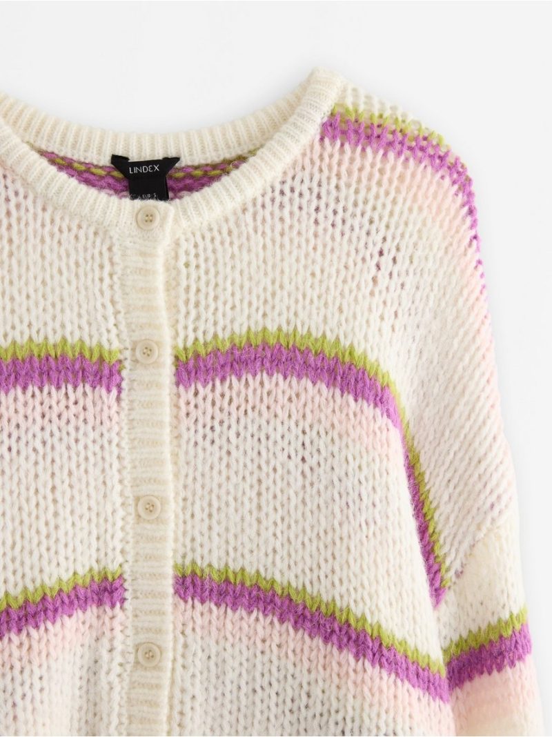 Striped cardigan - 3009767-9859