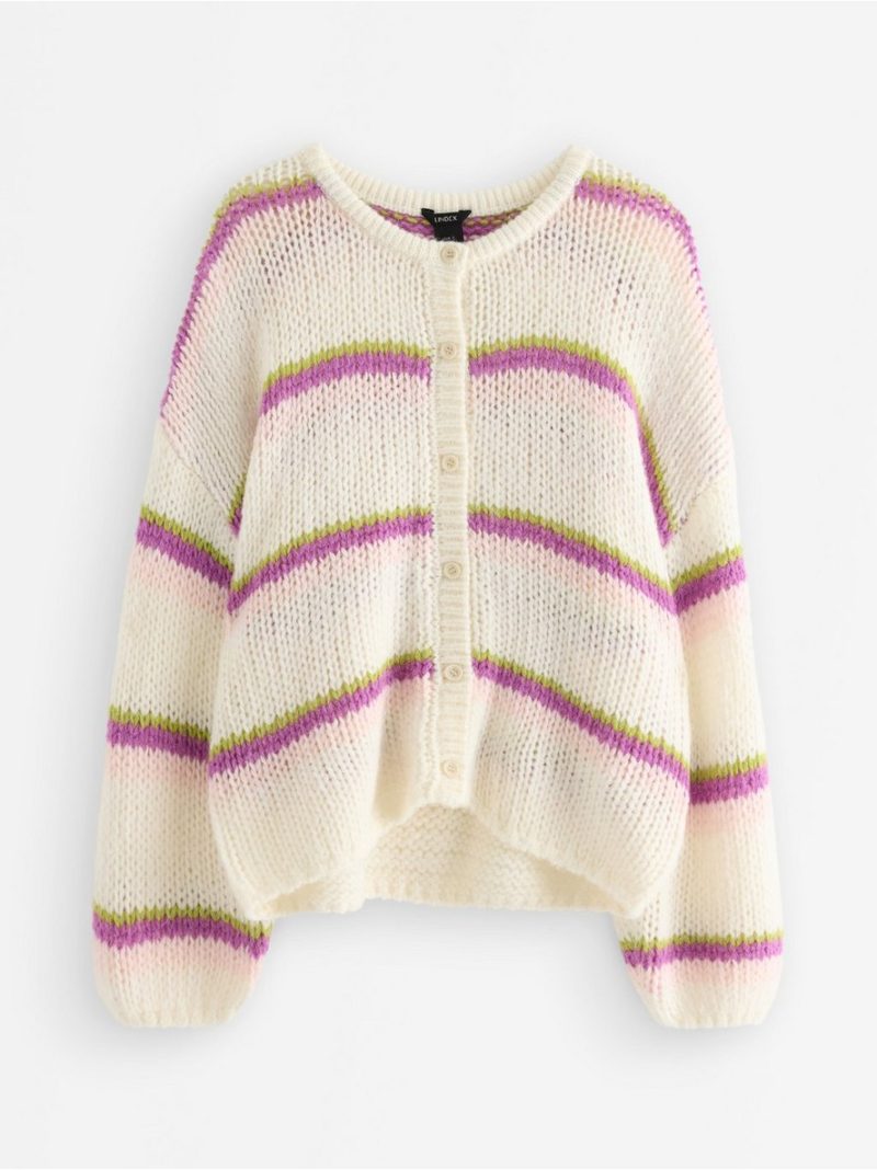 Striped cardigan - 3009767-9859