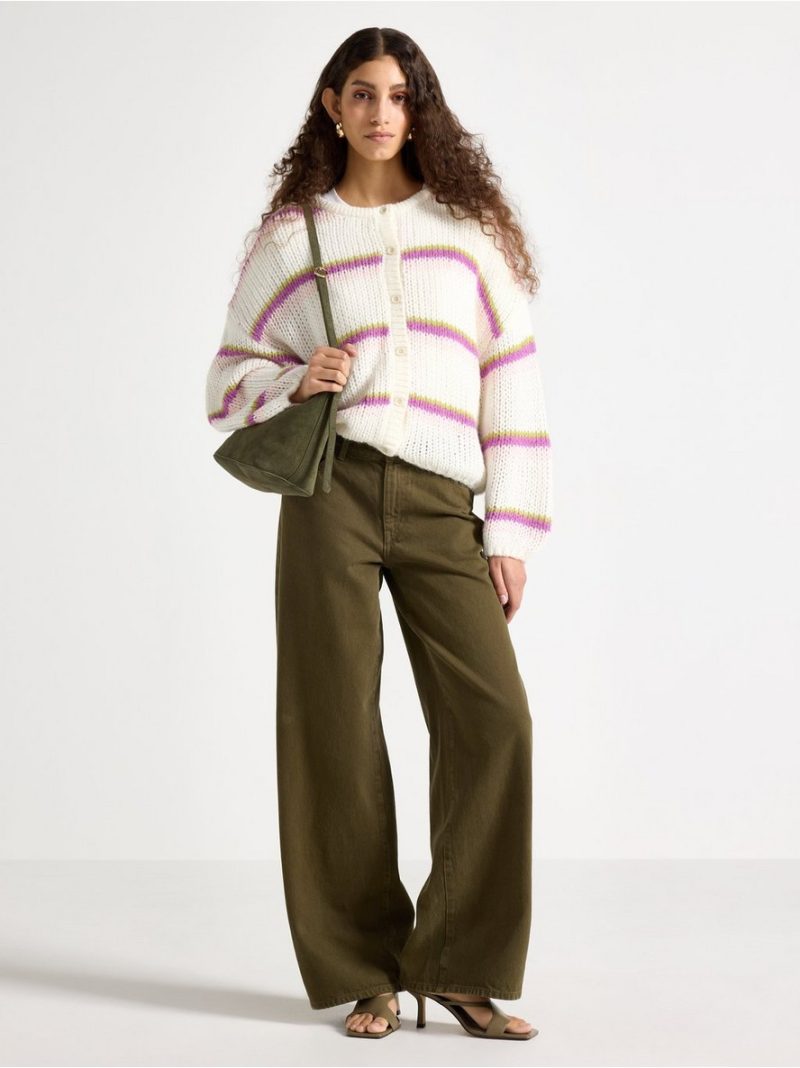 Striped cardigan - 3009767-9859
