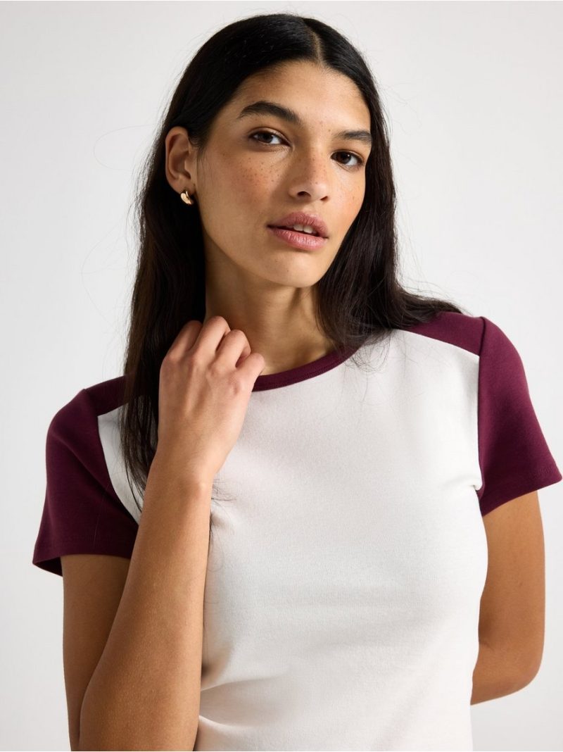 Short-sleeved top - 3009943-7862