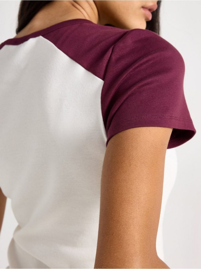 Short-sleeved top - 3009943-7862