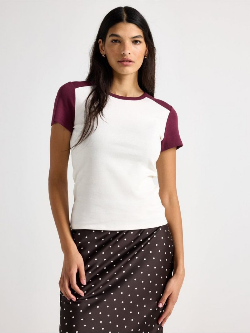 Short-sleeved top - 3009943-7862