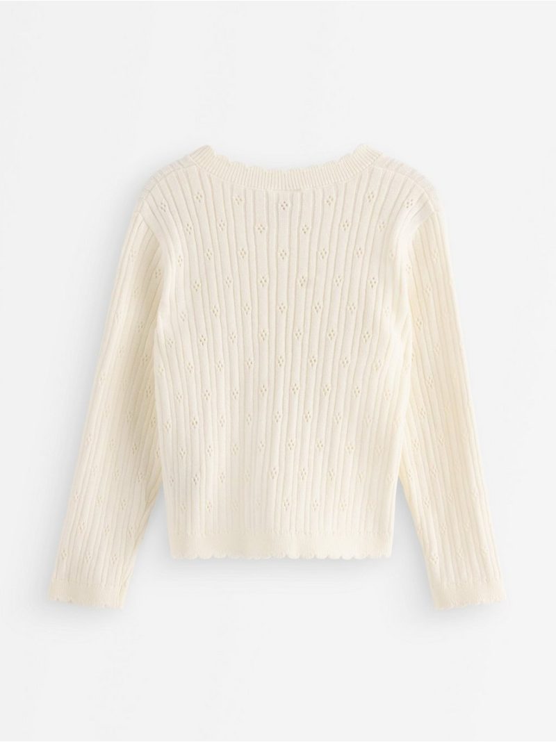 Cardigan in pointelle - 3010070-325