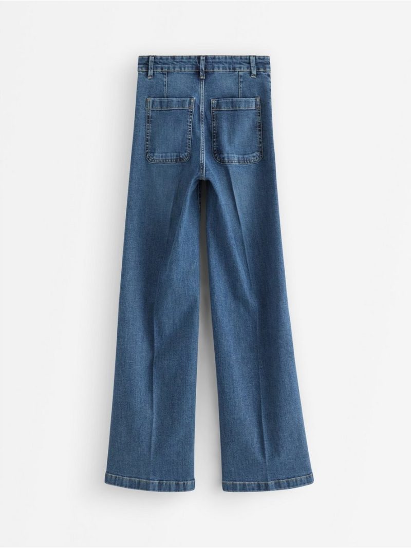 WIDE stretch  jeans with wide leg - 3010233-794