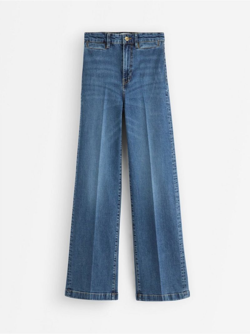 WIDE stretch  jeans with wide leg - 3010233-794