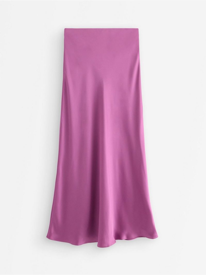 Maxi skirt in satin - 3000038-7356