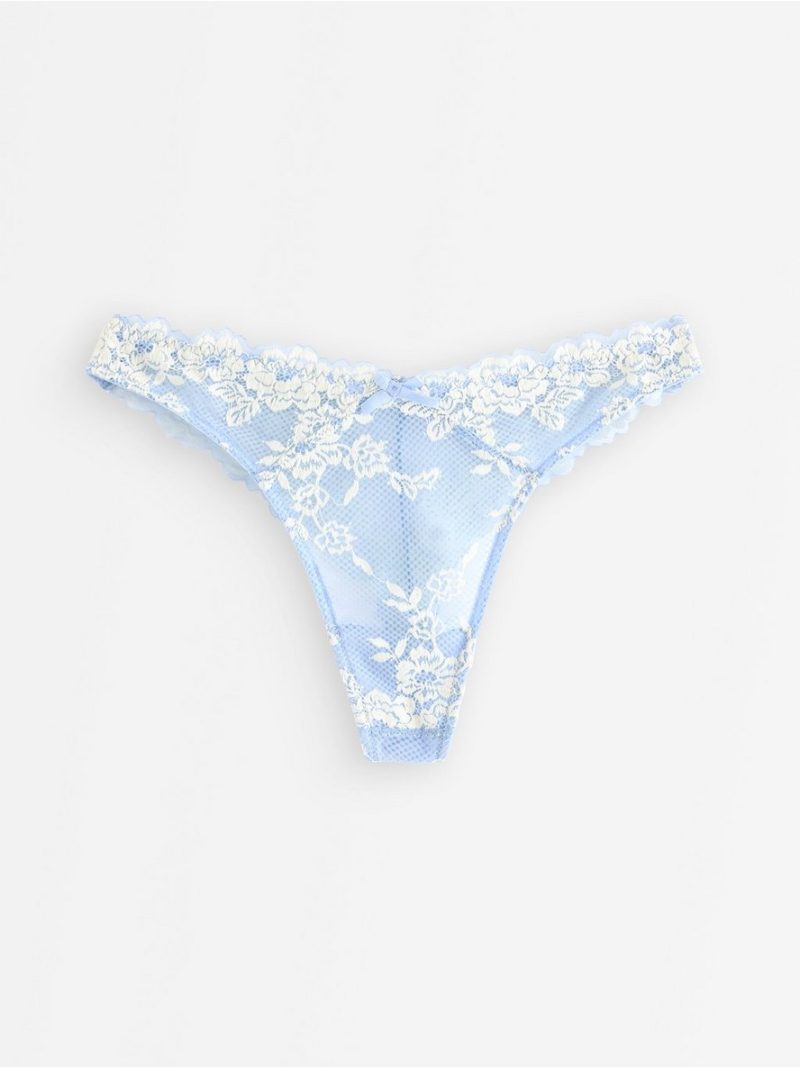 Thong in lace - 3005634-7325