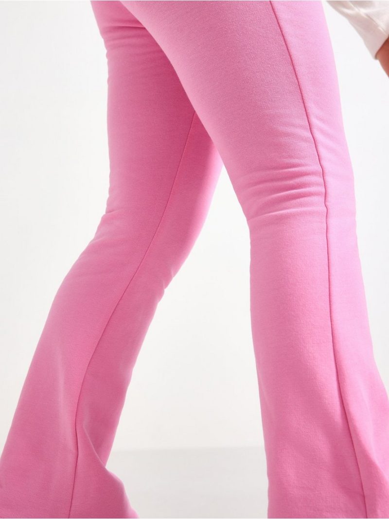 Flared leggings with brushed inside - 3006950-3644