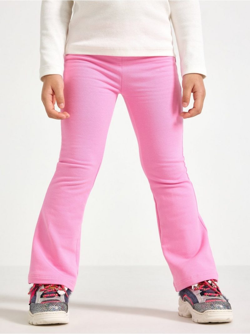 Flared leggings with brushed inside - 3006950-3644