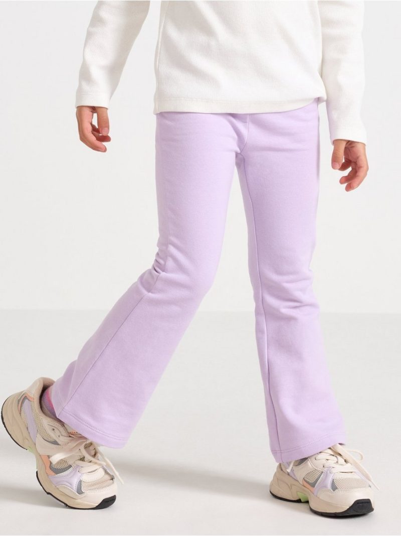 Flared leggings with brushed inside - 3006950-7426