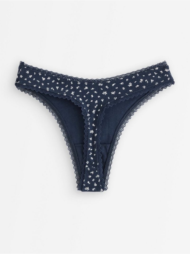 Thong in pointelle - 3007746-2150