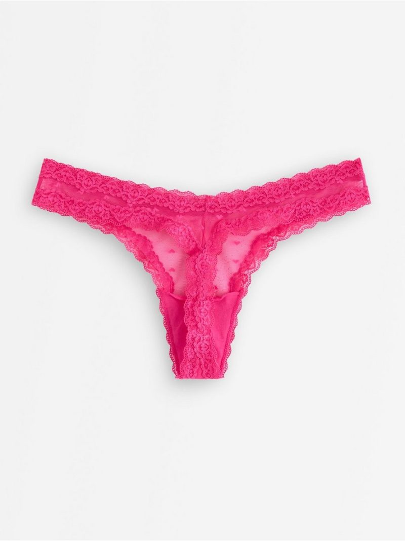 Thong in lace - 3008259-3427