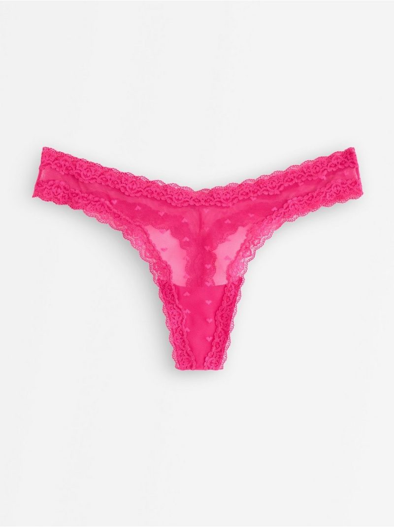 Thong in lace - 3008259-3427