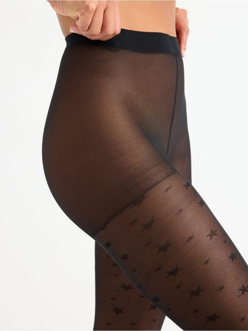 Patterned tights  40 denier - 3008632-80