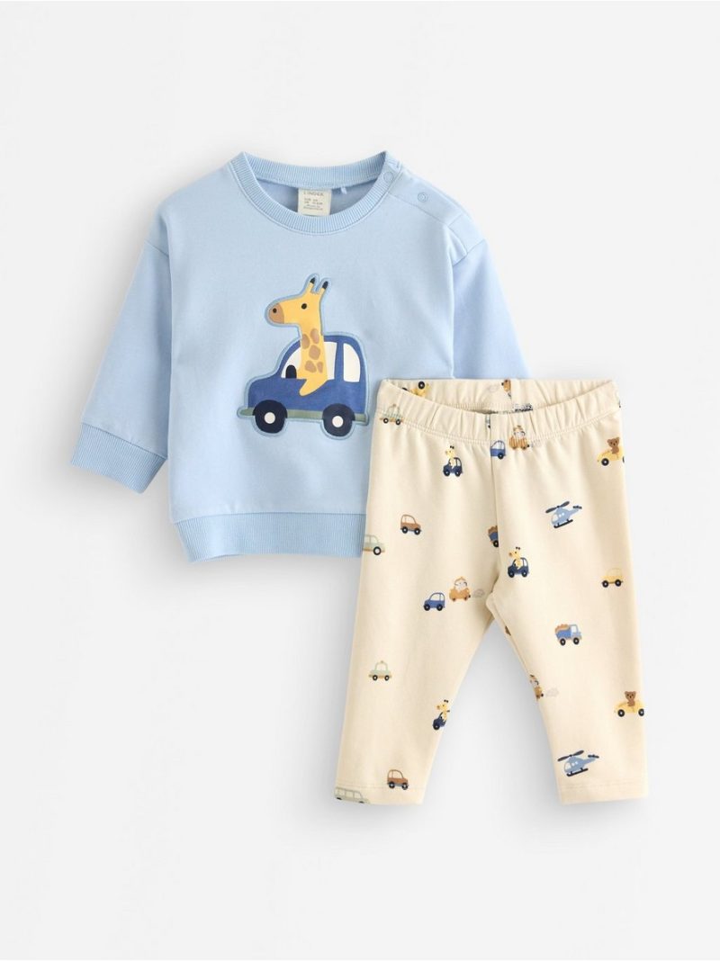 Set - sweatshirt and leggings - 3008987-6584