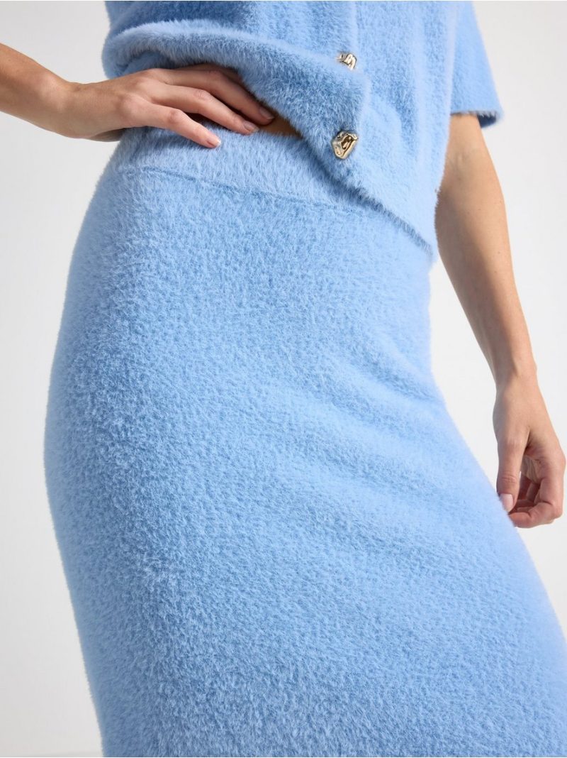 Knitted midi skirt - 3009128-7483