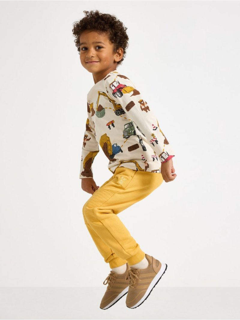 Joggers with reinforced knees - 3009222-8985