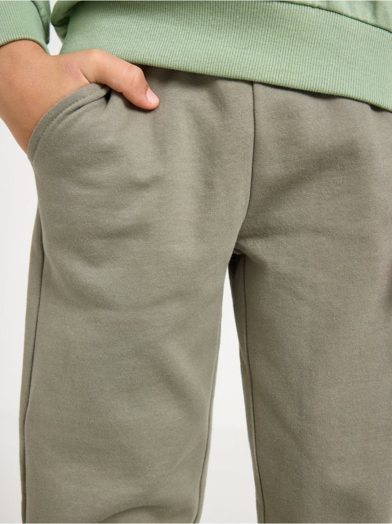 Joggers with brushed inside - 3009384-6901