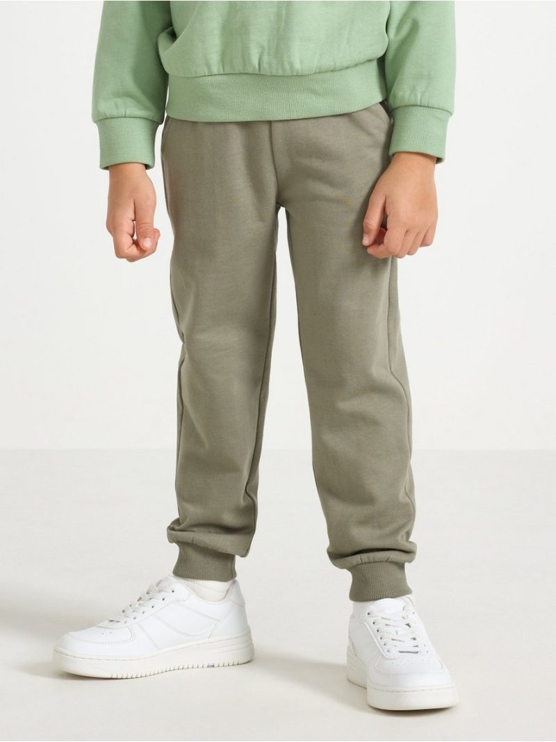 Joggers with brushed inside - 3009384-6901