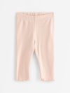 Leggings in pointelle with frills - 3009564-8160