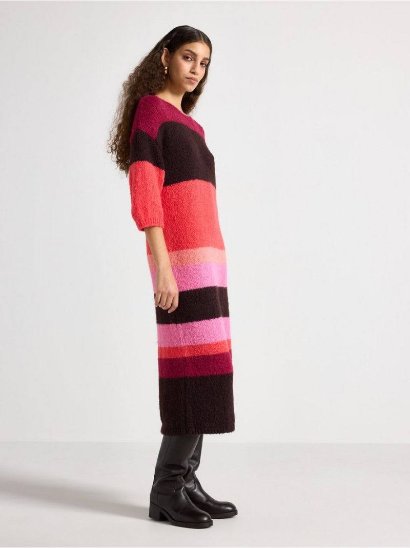 Knitted midi dress - 3009646-9831