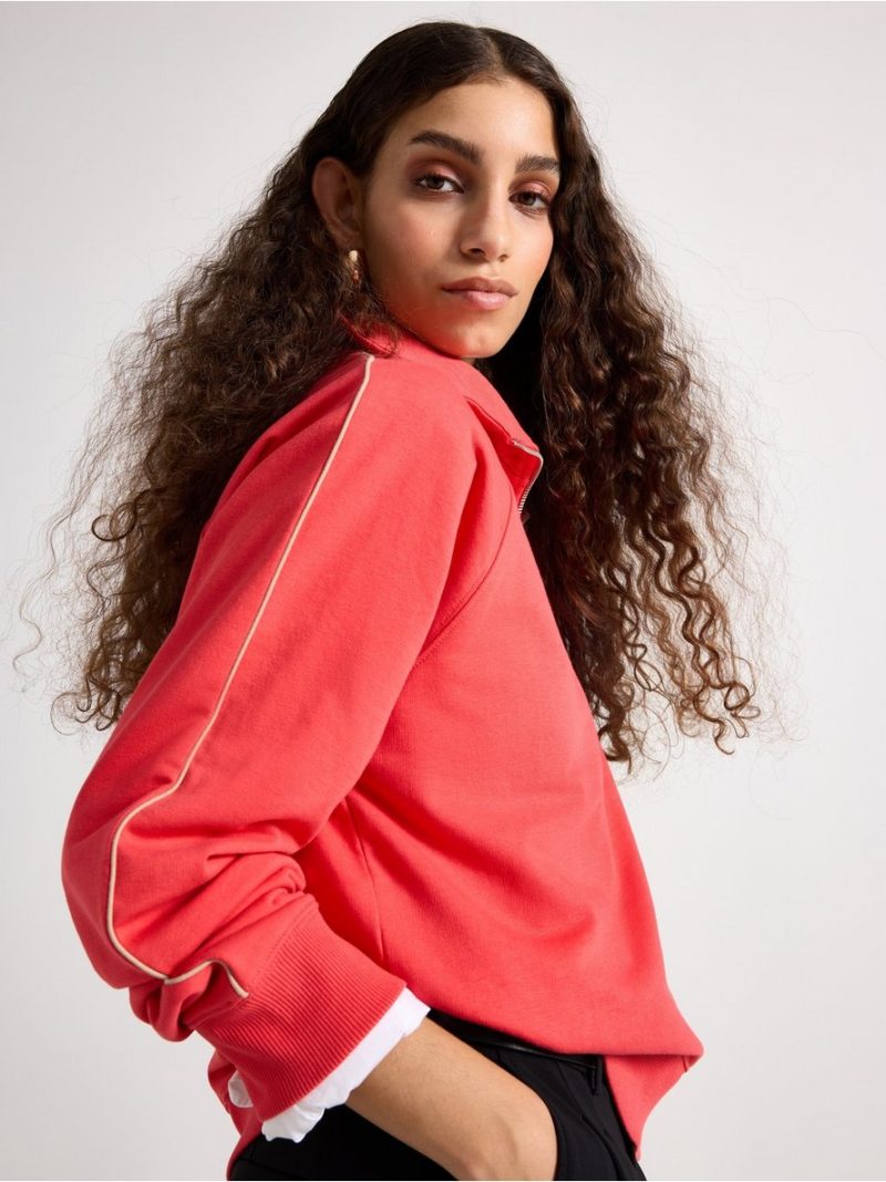 Dukserica - Sweatshirt with half-zip - Lindex Online Shop Srbija