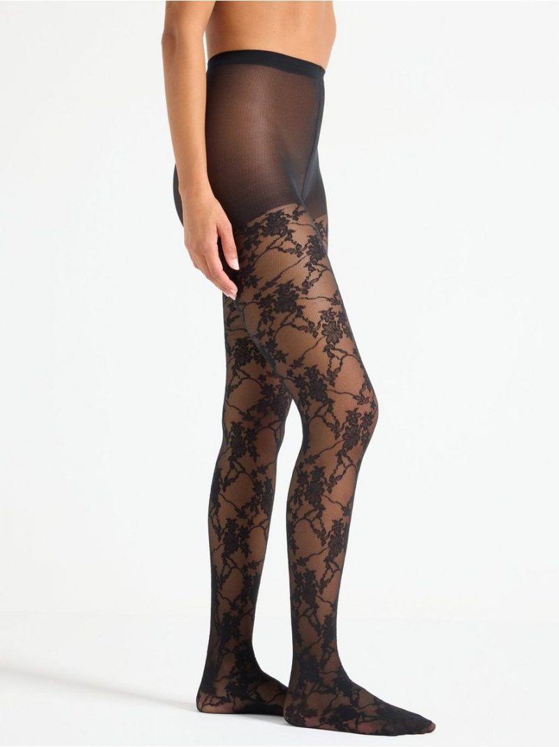 - Tights in lace 30 denier Tights in lace 30 denier - 3009798-80