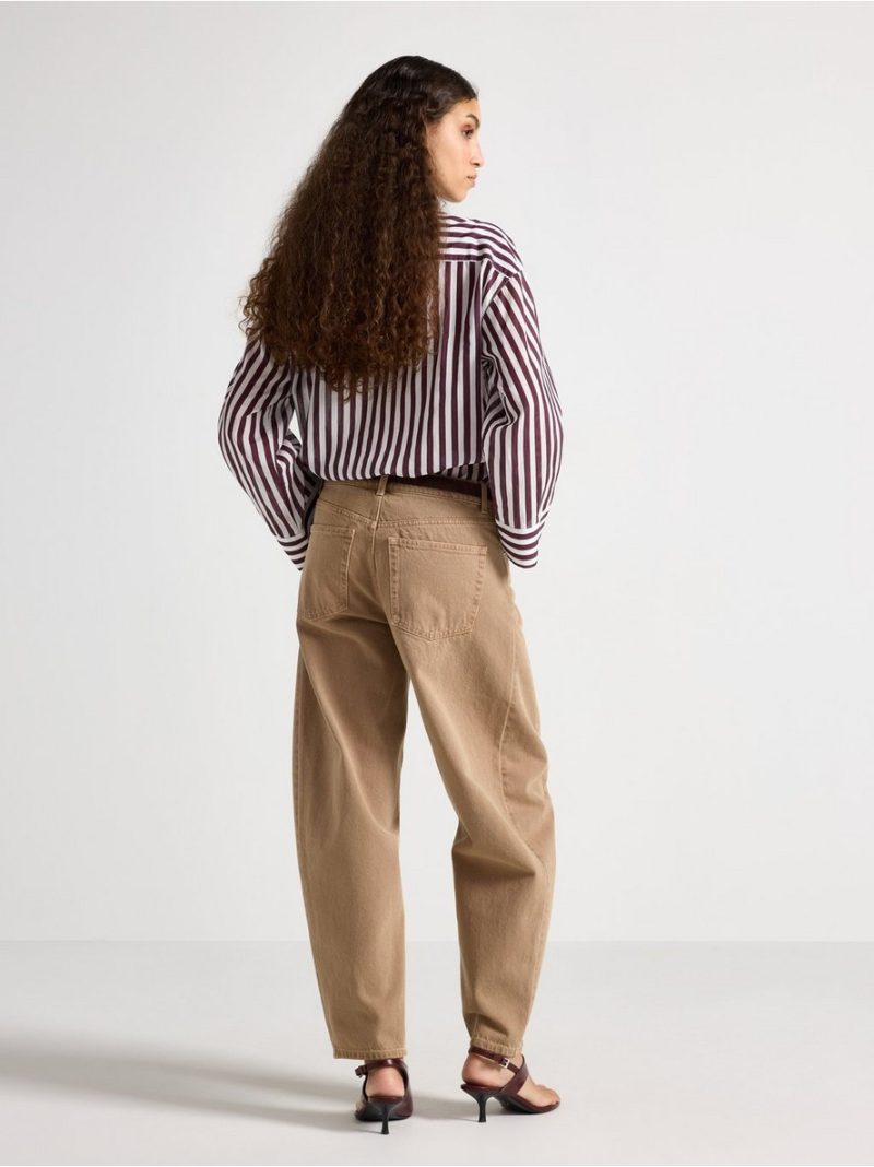 BARREL  trousers with ankle length - 3009825-9618