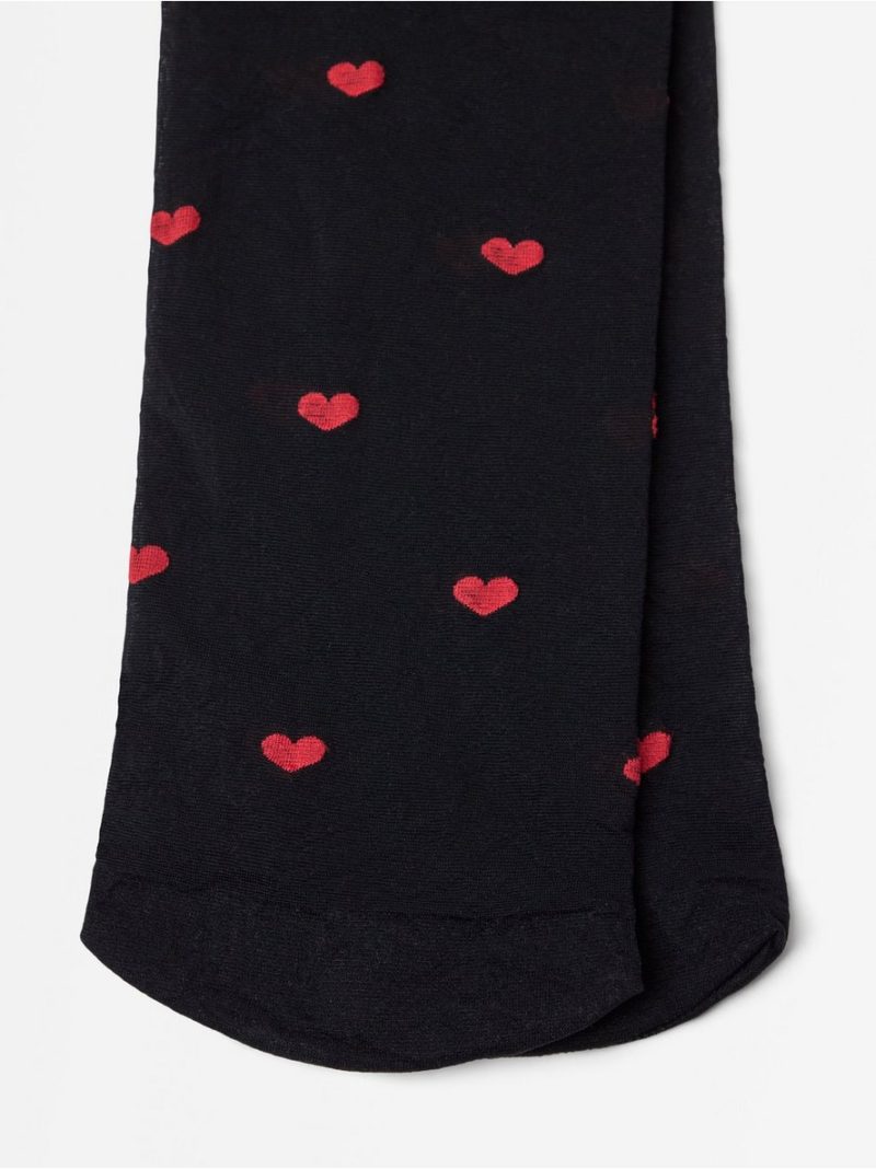 Tights with hearts 40 denier - 3009967-80