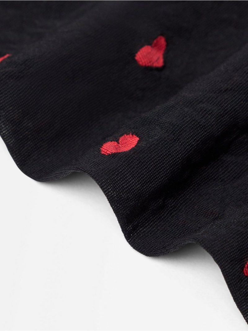 Tights with hearts 40 denier - 3009967-80