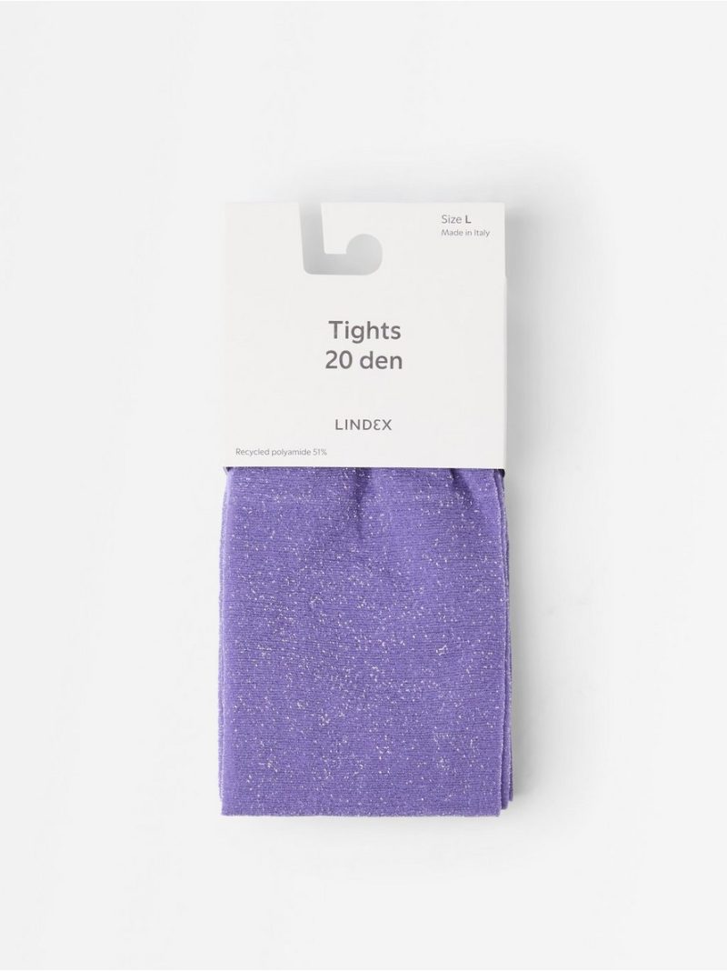 Tights with lurex 40 denier - 3010174-7425