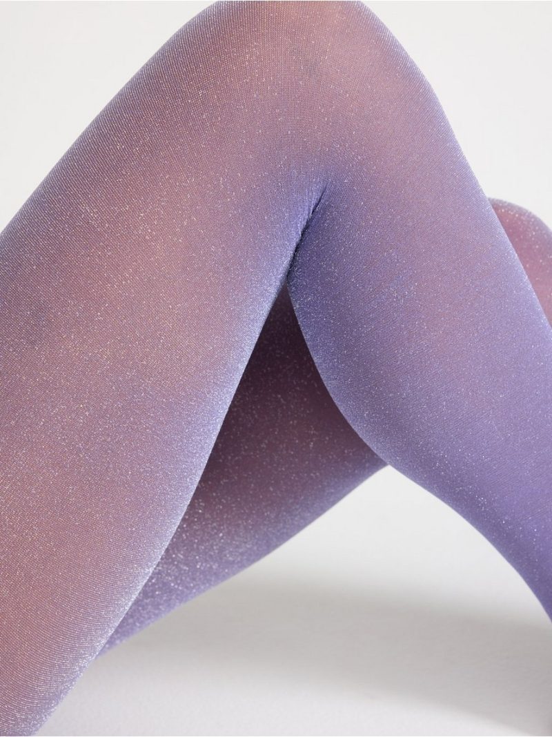 Tights with lurex 40 denier - 3010174-7425