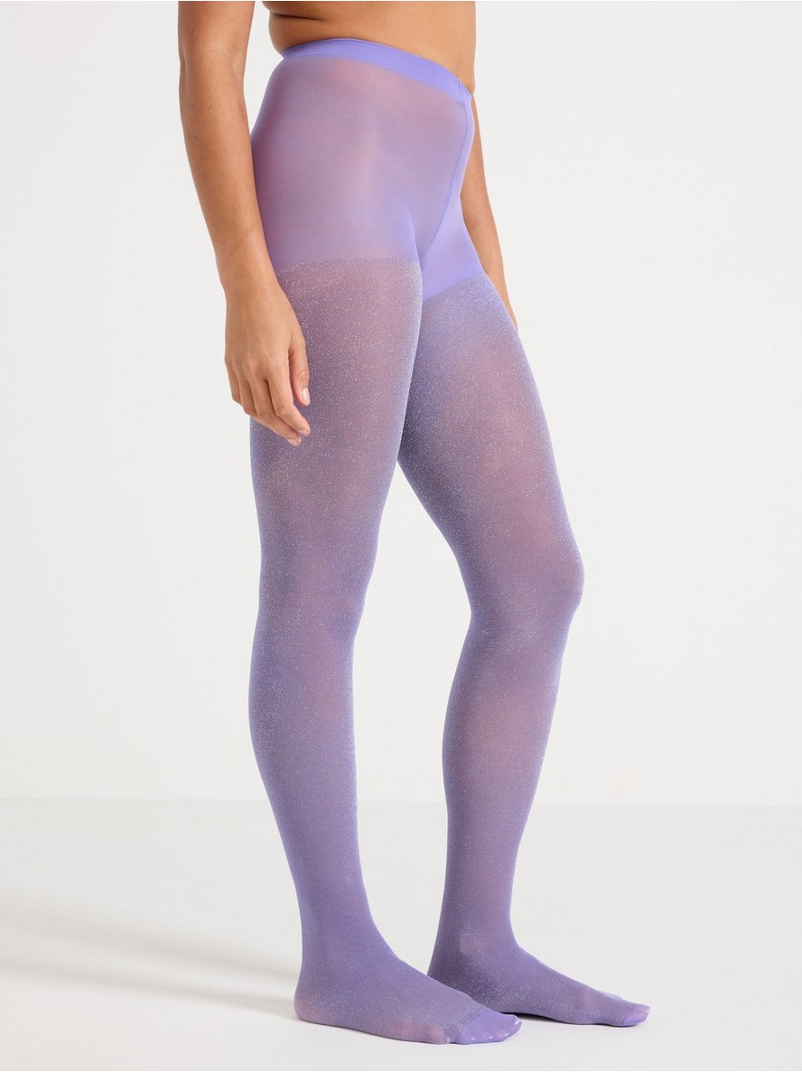 Tights with lurex 40 denier - 3010174-7425