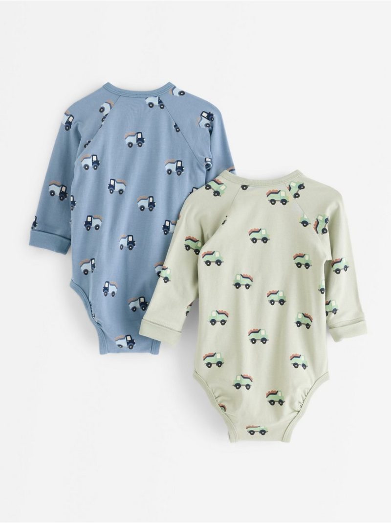 2-pack  wrap bodysuit - 3010264-3905