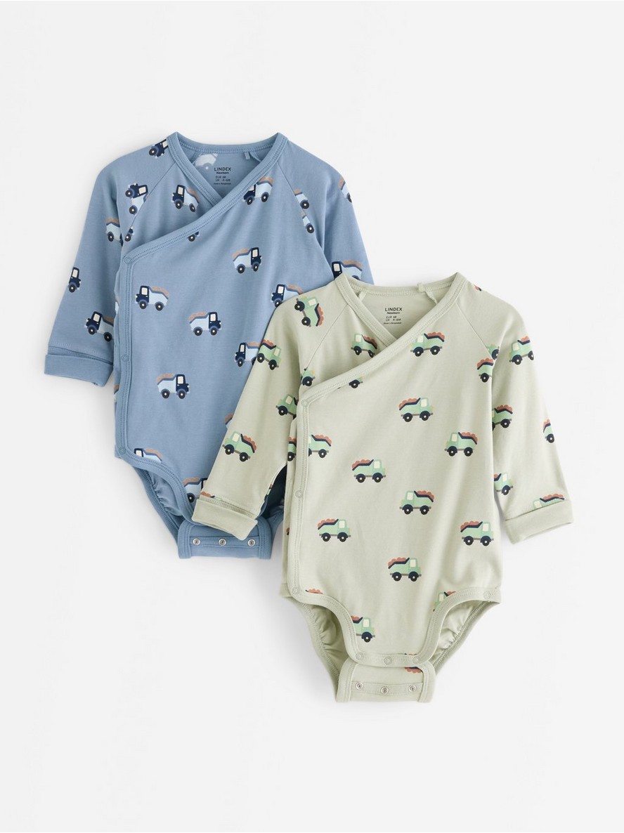 2-pack wrap bodysuit - 3010264-3905