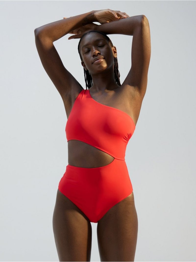 One-shoulder swimsuit - 8624765-6969