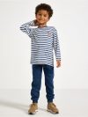 Joggers with denim look - 8684107-5659