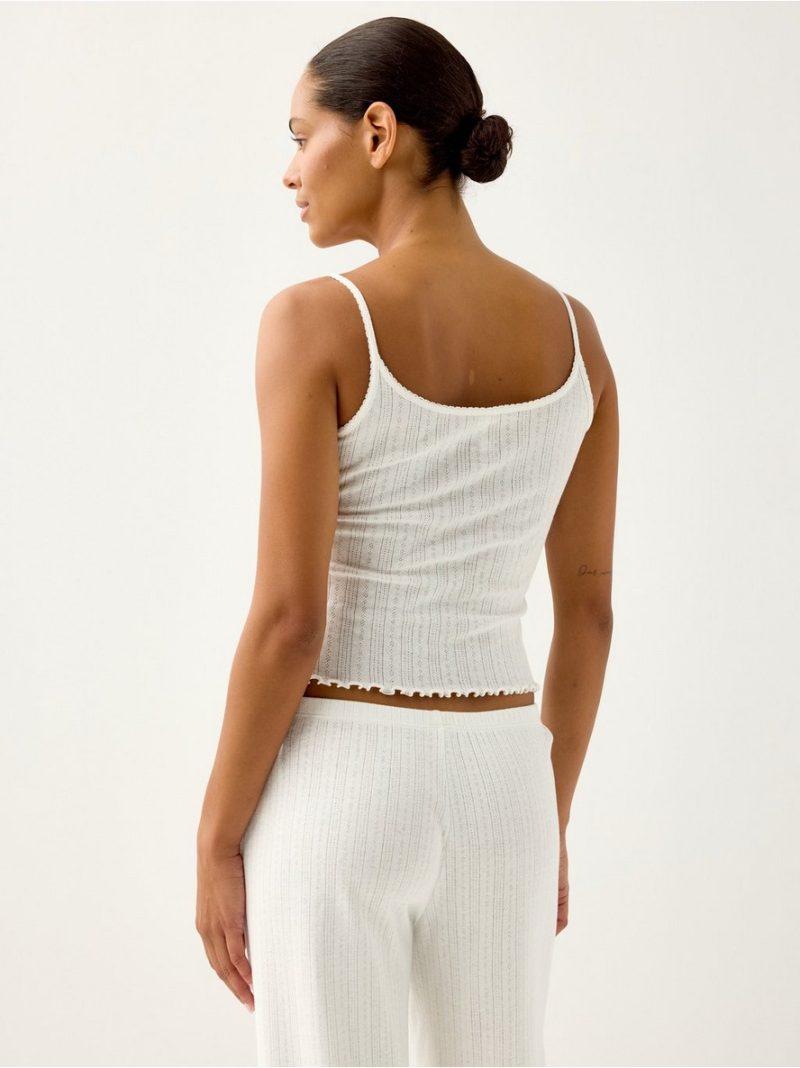 Pyjama top in pointelle - 3004226-878